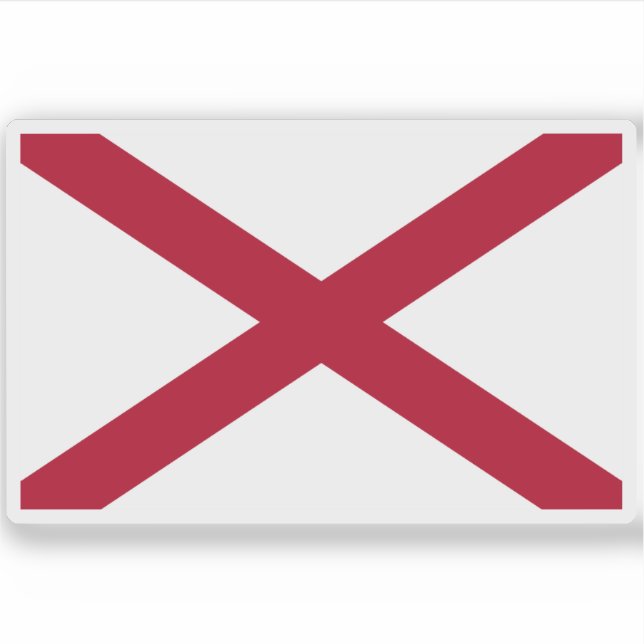 Sticker Drapeau de l'Alabama (Devant)