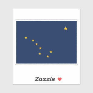 Sticker Drapeau de l'Alaska