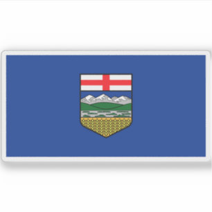 Sticker Drapeau de l'Alberta