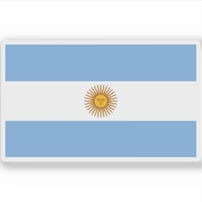 Sticker Drapeau de l'Argentine (Devant)