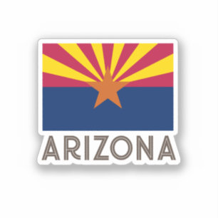Sticker Drapeau de l'Arizona