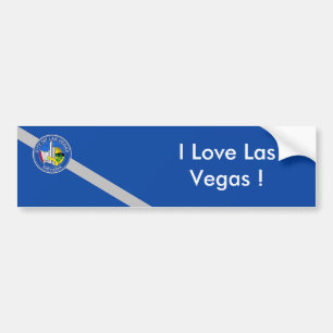 Sticker Drapeau de Las Vegas City, U.S.A.