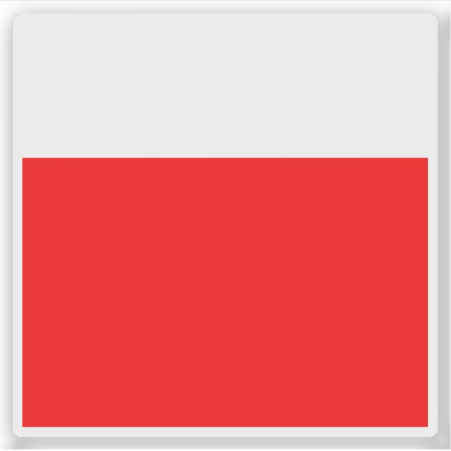 Sticker Drapeau de Lausanne, Suisse (Devant)