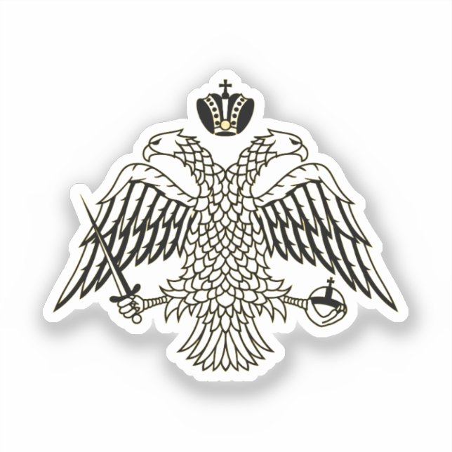 Sticker Drapeau de l'Église orthodoxe grecque (Recto)