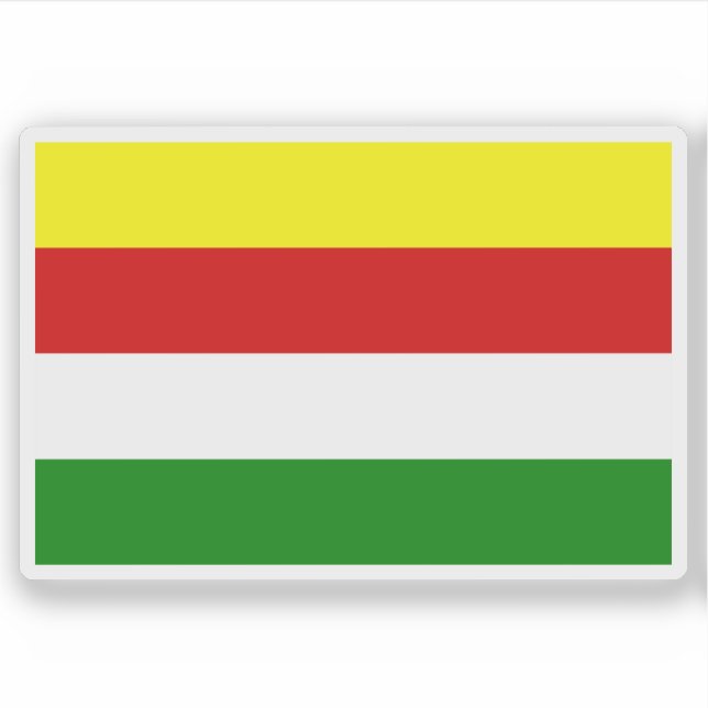 Sticker Drapeau de l'État de l'Indonésie orientale (Devant)