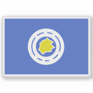 Sticker Drapeau de l'État de Ngeremlengui, Palau