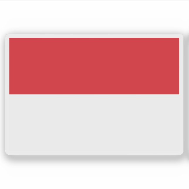 Sticker Drapeau de l'état de Vorarlberg, Autriche (Devant)