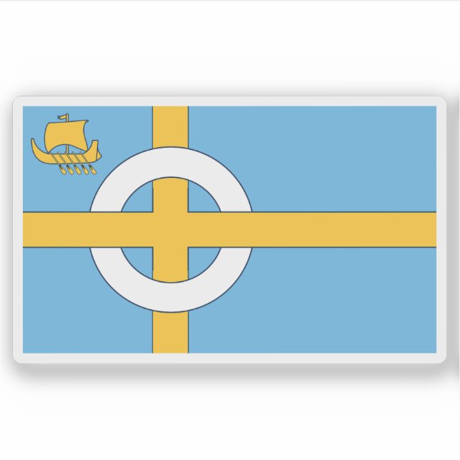 Sticker Drapeau de l'île de Skye, Écosse (Devant)