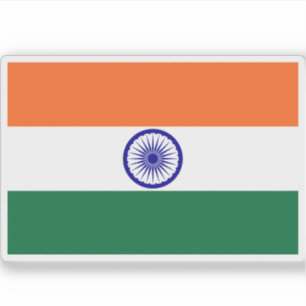 Sticker Drapeau de l'Inde