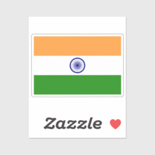 Sticker Drapeau de l'Inde