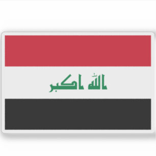 Sticker Drapeau de l'Irak