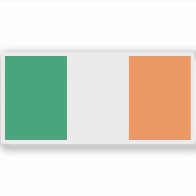 Sticker Drapeau de l'Irlande (Devant)