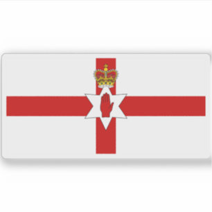 Sticker Drapeau de l'Irlande du Nord (1953-1972)