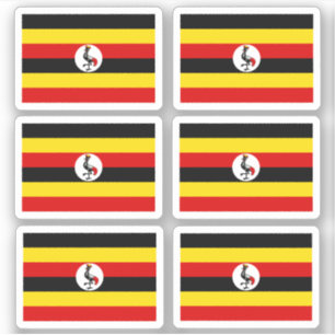 Sticker Drapeau de l'Ouganda - une collection
