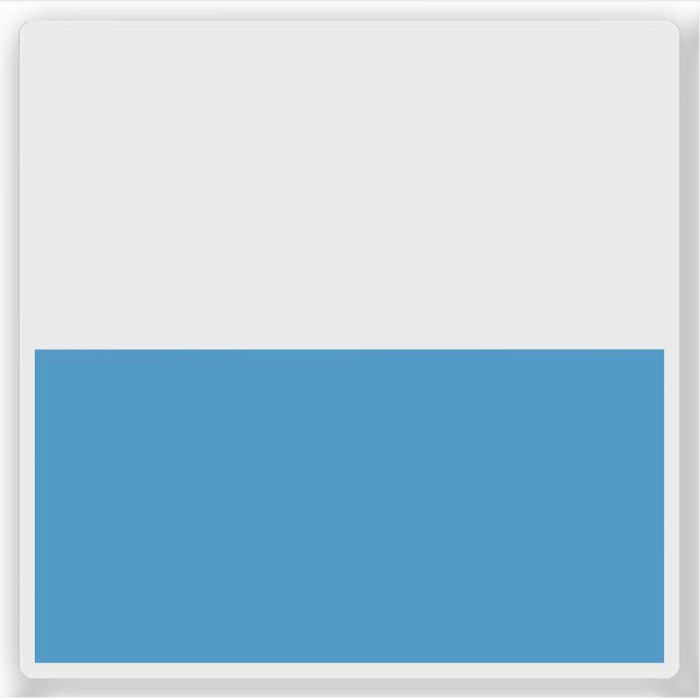 Sticker Drapeau de Lucerne, Suisse (Devant)