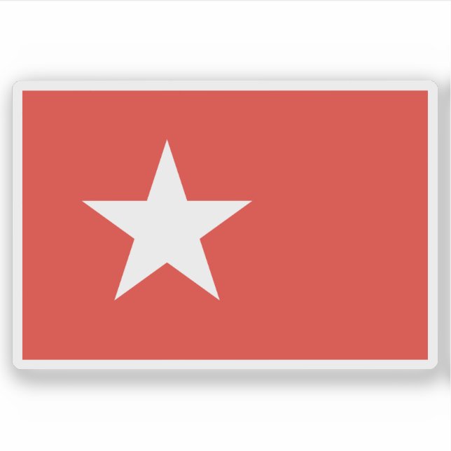 Sticker Drapeau de Maastricht, Pays-Bas (Devant)