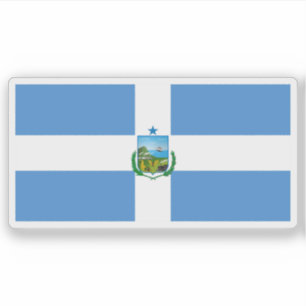 Sticker Drapeau de Manta, Equateur