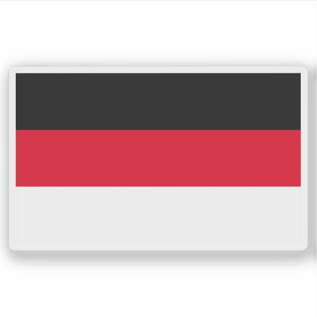 Sticker Drapeau de Memmingen, Allemagne (Devant)