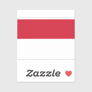 Sticker Drapeau de Monaco