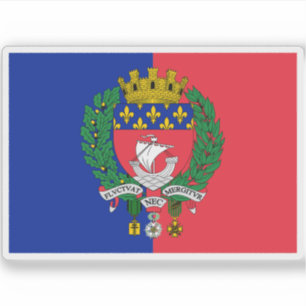 Sticker Drapeau de Paris, France