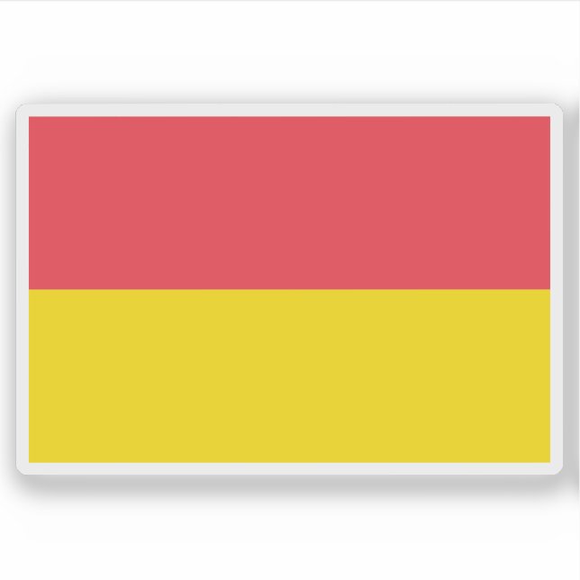 Sticker Drapeau de Pretoria, République d'Afrique du Sud (Devant)