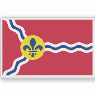 Sticker Drapeau de Saint-Louis, Missouri