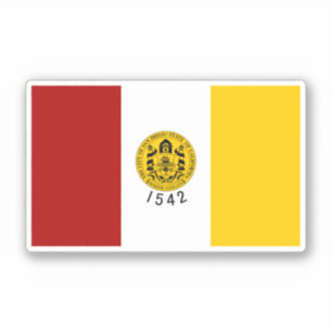 Sticker Drapeau de San Diego, Californie
