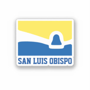 Sticker Drapeau de San Luis Obispo, Californie