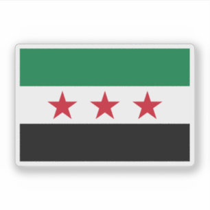Sticker Drapeau de Syrie (décembre 2024)