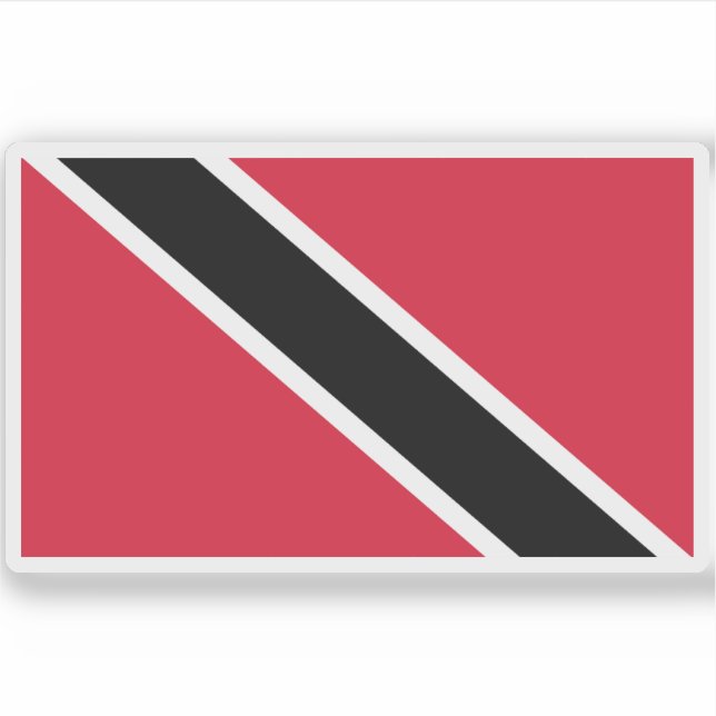 Sticker Drapeau de Trinité-et-Tobago (Devant)