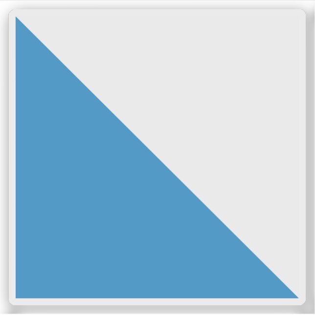 Sticker Drapeau de Zurich (Zurich), Suisse (Devant)