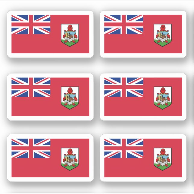 Sticker Drapeau des Bermudes (Devant)