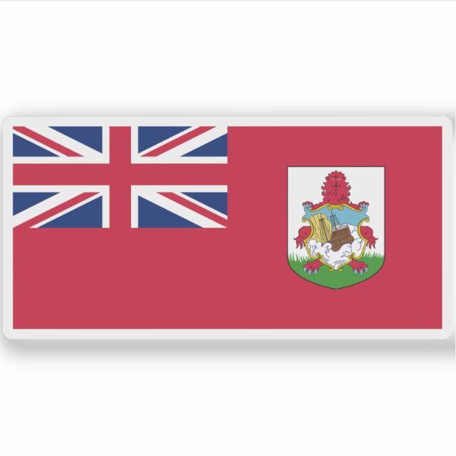 Sticker Drapeau des Bermudes (Devant)