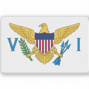 Sticker Drapeau des îles Vierges américaines