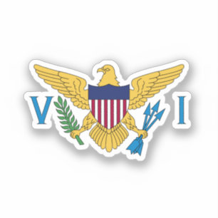 Sticker Drapeau des îles Vierges américaines