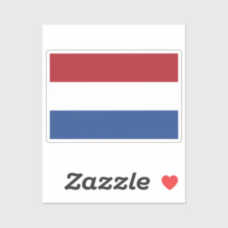 Sticker Drapeau des Pays-Bas découpé sur mesure