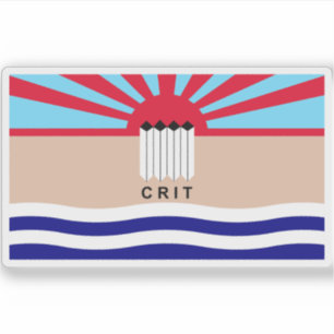 Sticker Drapeau des peuples indiens du fleuve Colorado, Ét