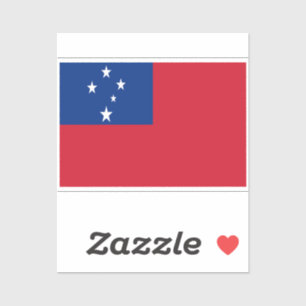 Sticker Drapeau des Samoa