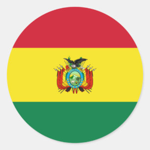 Sticker Drapeau d'État de Bolivie