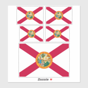 Sticker Drapeau d'État de Floride