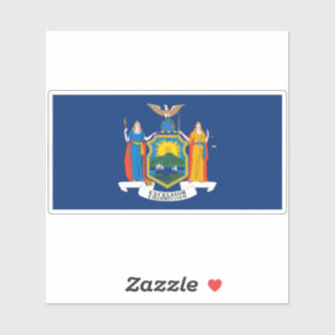 Sticker Drapeau d'État de New York