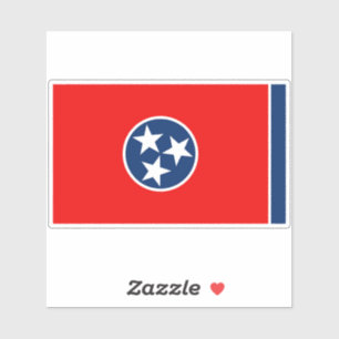 Sticker Drapeau d'État du Tennessee