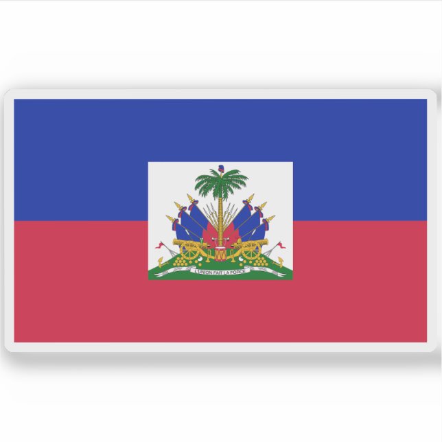 Sticker Drapeau d'Haïti (Devant)