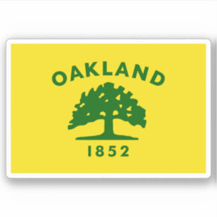 Sticker Drapeau d'Oakland, Californie