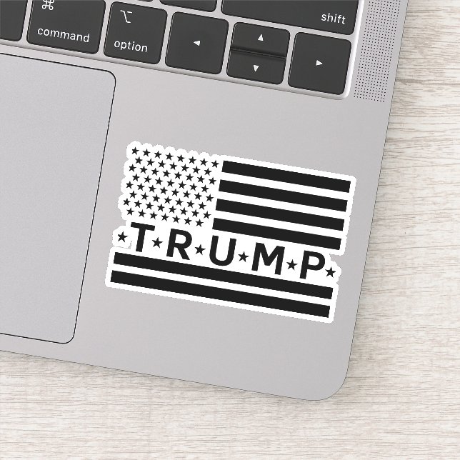 Sticker Drapeau Donald Trump  (Détail)