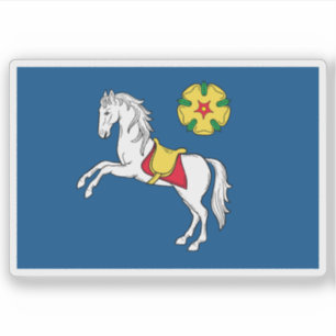 Sticker Drapeau d'Ostrava, République tchèque