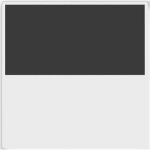 Sticker Drapeau du canton de Fribourg, Suisse