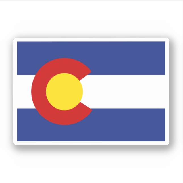 Sticker Drapeau du Colorado (Devant)