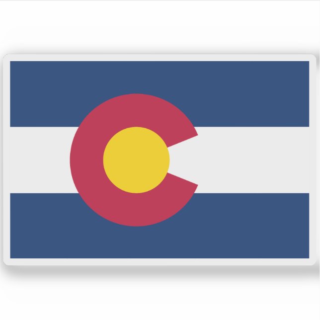 Sticker Drapeau du Colorado (Devant)