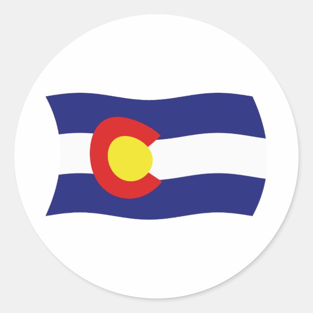 Sticker Drapeau du Colorado (Devant)